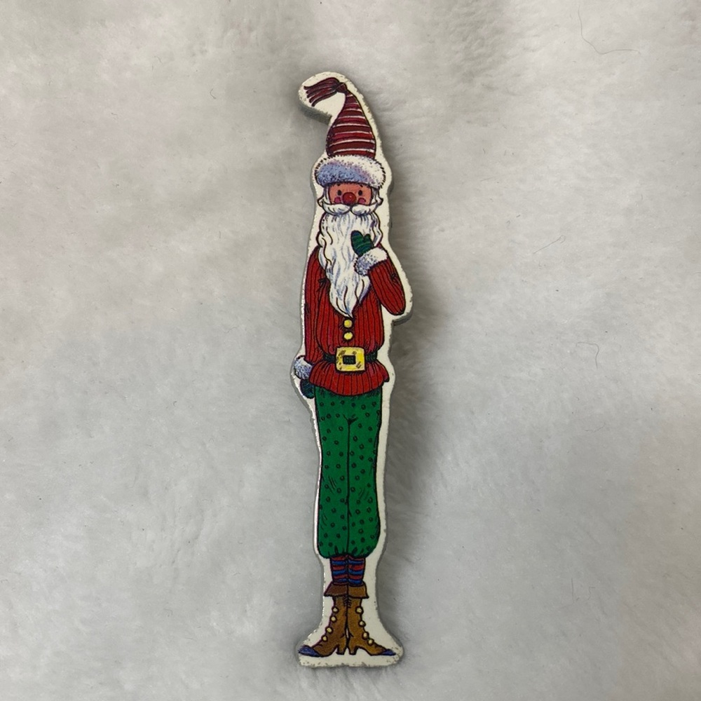 Christmas Santa Holiday Brooch